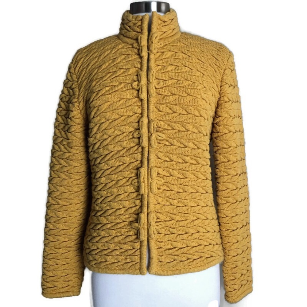 Peruvian Baby Alpaca Cozy Knit Sweater Jacket